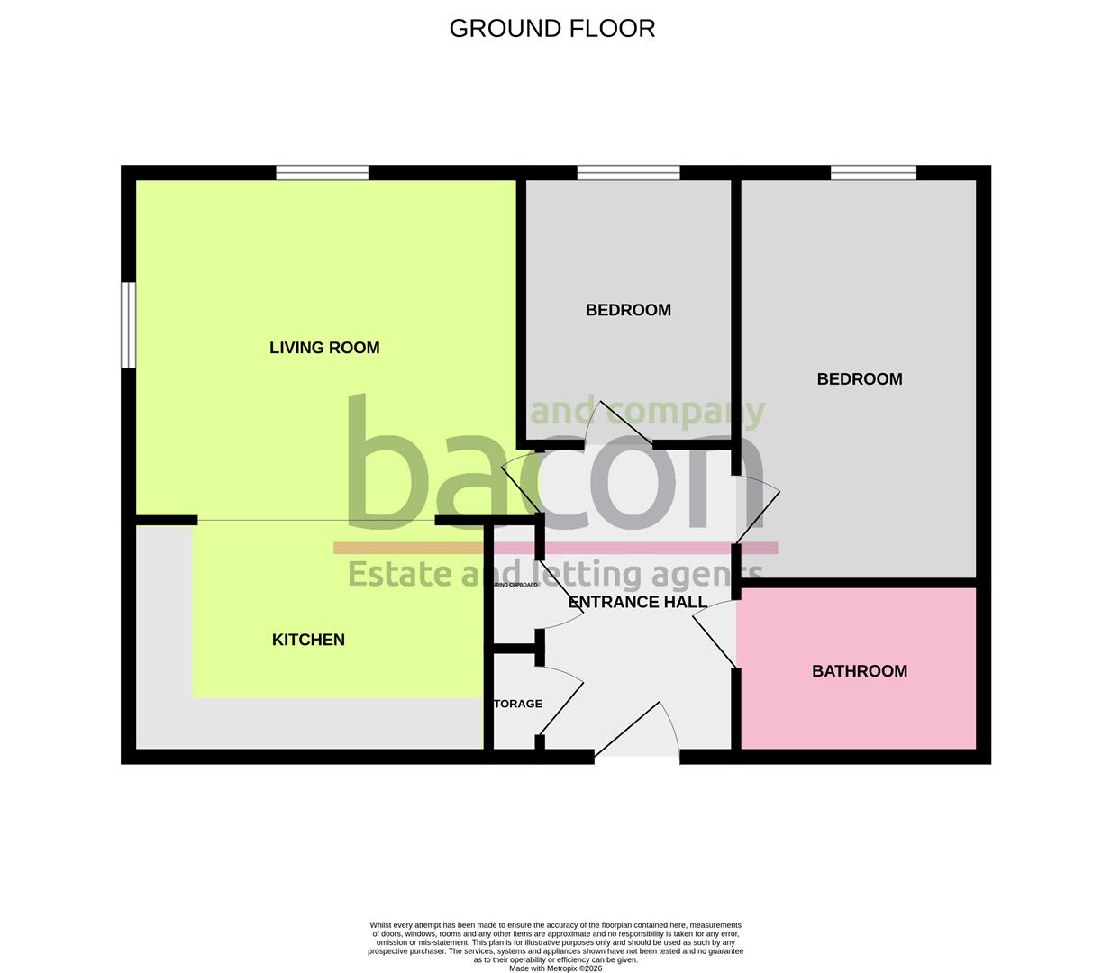 Floor Plan | Flat - Retirement | St. Botolphs Road, Worthing | For Sale